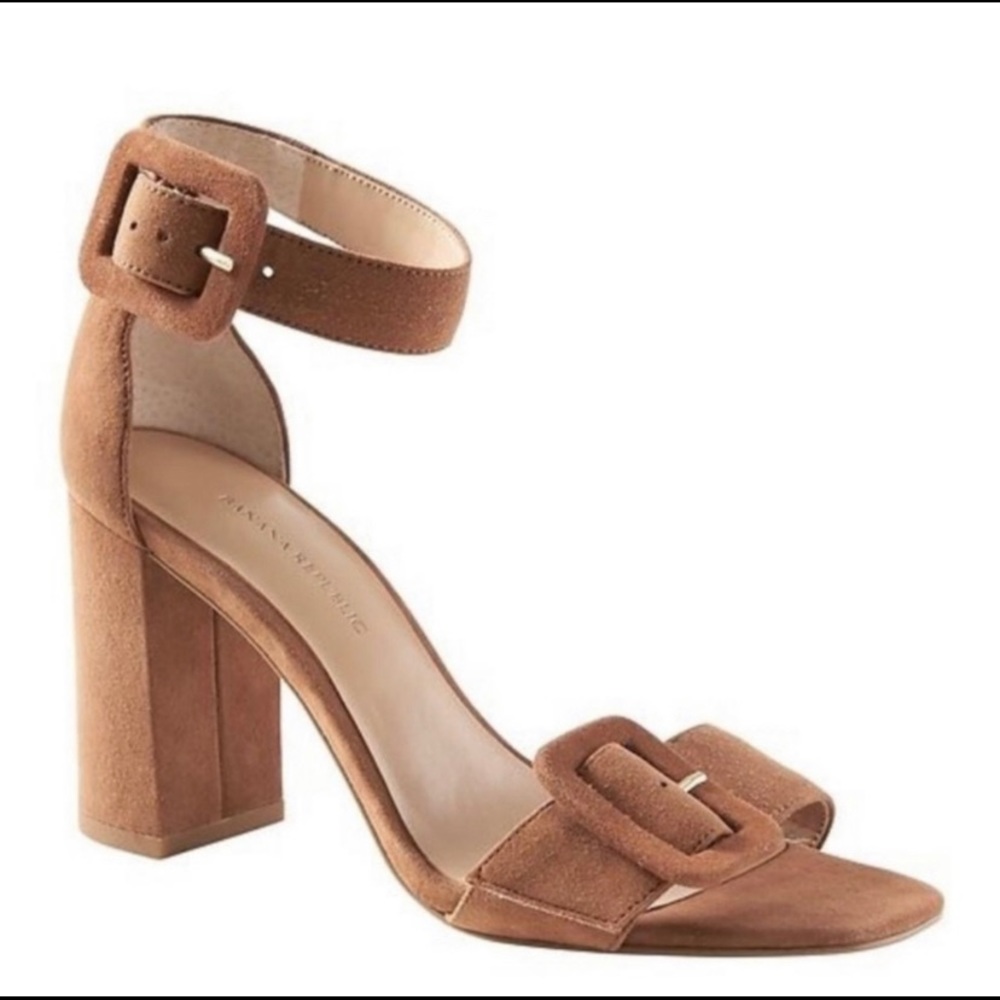 Banana Republic Brown Suede Sandals